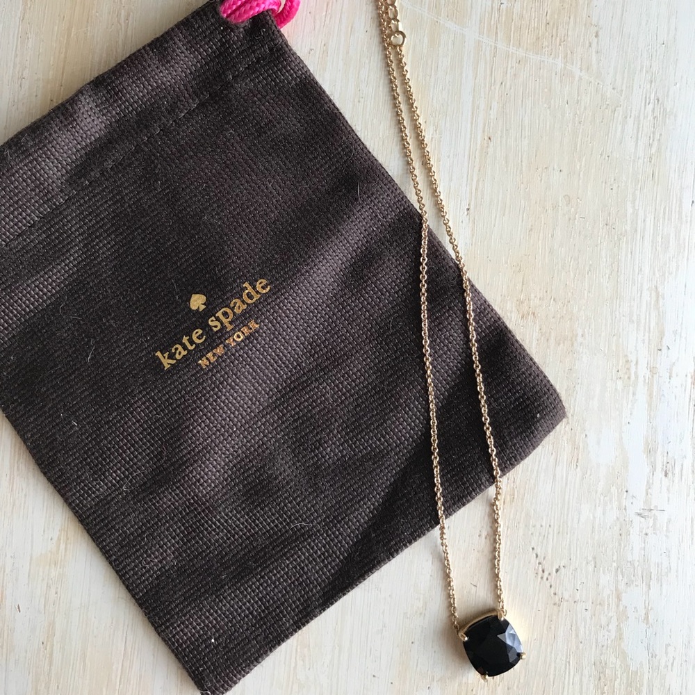 Kate Spade Black Gumdrop Necklace